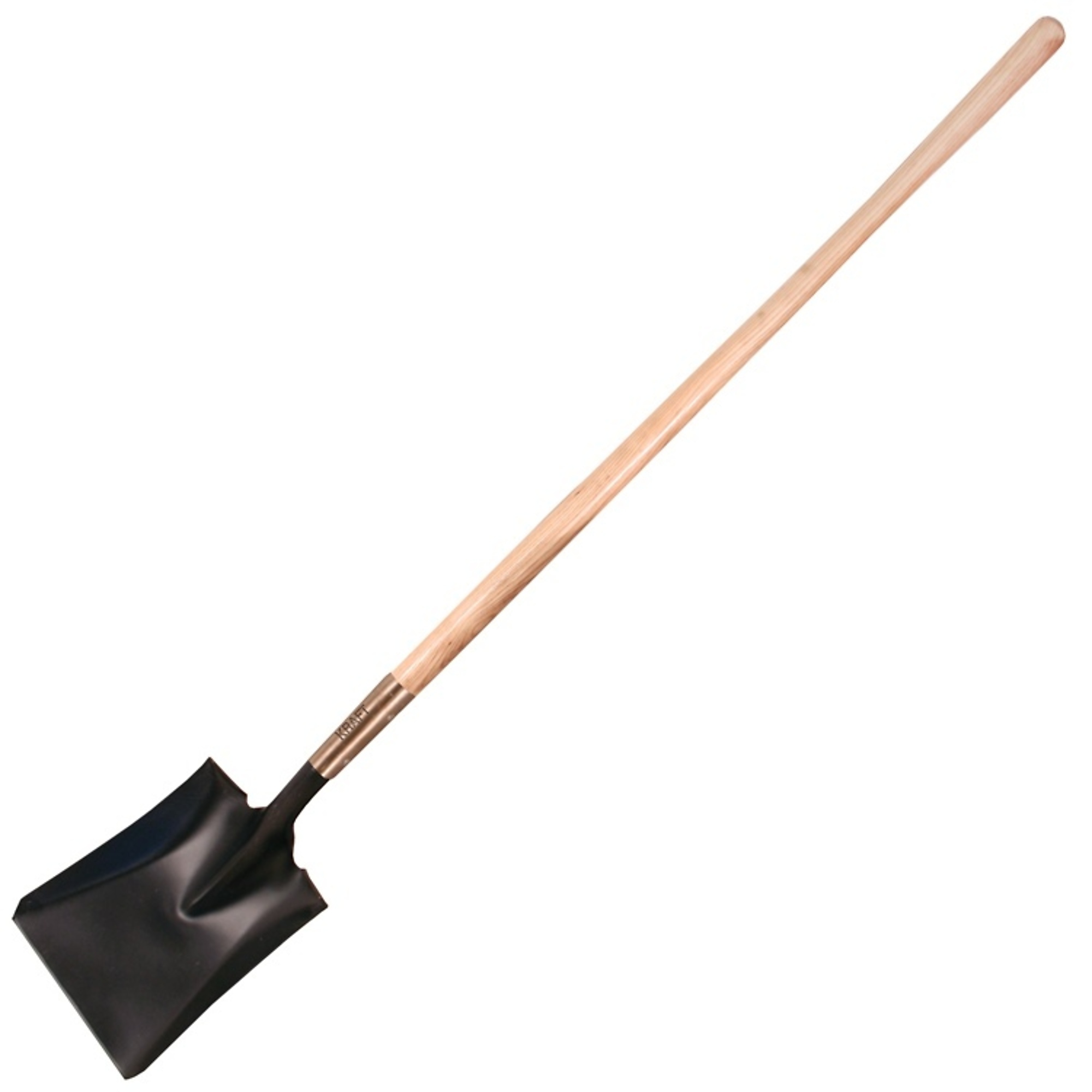Kraft Tool GG861 Square Point Shovel with 48" Long Wood Handle, 6PK